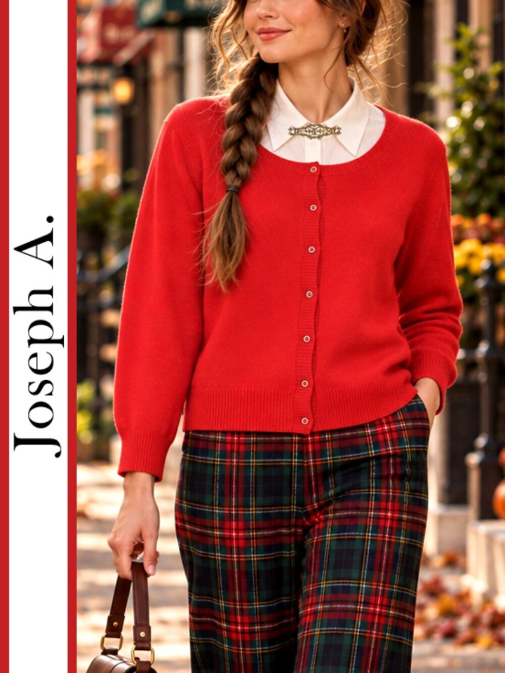 Joseph A. | Classic Fine Knit Cardigan Sweater